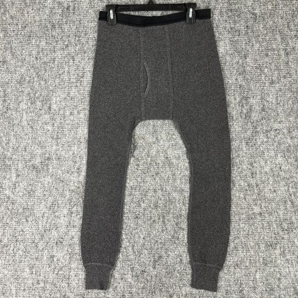 Northwest Territory Leggings Mens‎ L Thermal Waffle Knit Base Layer Vintage USA - Picture 1 of 5